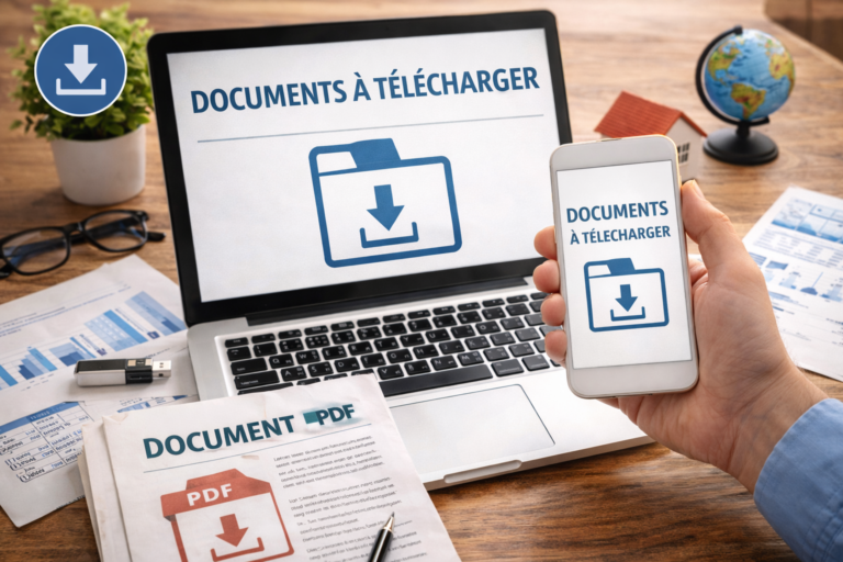 Image illustrant les documents à télécharger